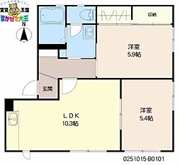 ディアスMS B棟 1階