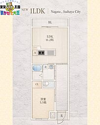 EXCEL長田B 2階/-