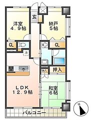 物件の間取り