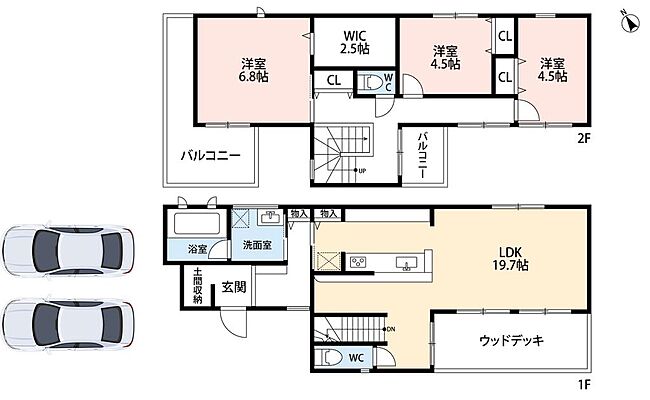 間取り 東郷町和合ケ丘２丁目　戸建