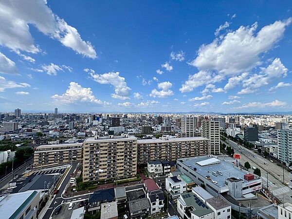 街を一望するパノラマビュー