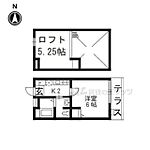 京都市中京区西ノ京西月光町 2階建 築17年のイメージ