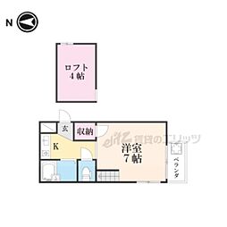 アトレ堺町 2階1Kの間取り