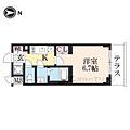 ソルテラス京都東寺HOMARE1階6.4万円