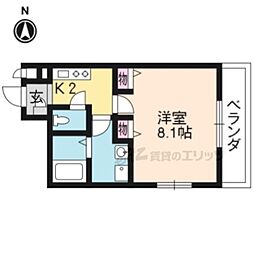 UFFIZI UENO(ウフィツィ ウエノ) 3階1Kの間取り