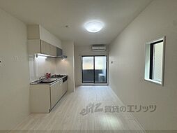 JR山陰本線 円町駅 徒歩7分の賃貸アパート 1階1DKのリビング/ダイニング