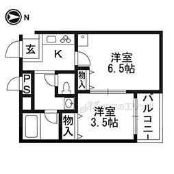 グラン・パレ 2Kの間取図画像