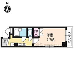 角安ビル 1Kの間取図画像