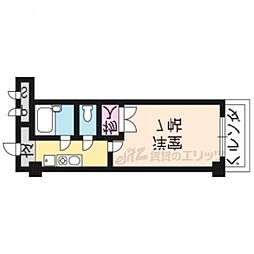 角安ビル 1Kの間取図画像