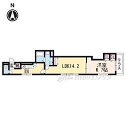StarT 1LDKの間取図画像