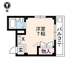 京都市中京区西ノ京平町 3階建 築34年のイメージ