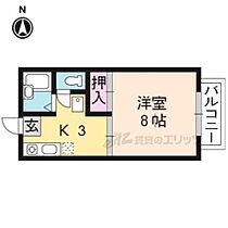 京都府京都市上京区下立売通御前通西入行衛町（賃貸アパート1K・2階・25.00㎡） その2