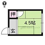 京都市北区等持院北町 2階建 築56年のイメージ