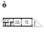 京都市上京区大宮通西裏芦山寺上る２丁目竪社南半町 4階建 築35年のイメージ