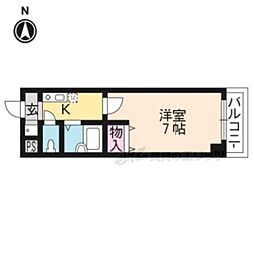 ベルやまだ 1Kの間取図画像