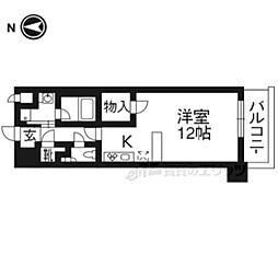 TAM'sComfort ワンルームの間取図画像