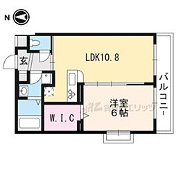 エーベル音戸山 1LDKの間取図画像