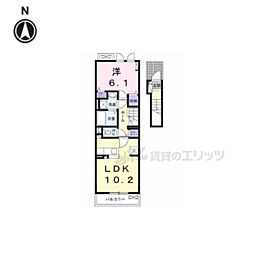 間取図画像 1LDK