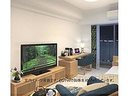 ソルテラス京都JUJO薫 7階1Kのリビング/ダイニング