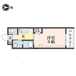 LEI大宅 3階1Kの間取り