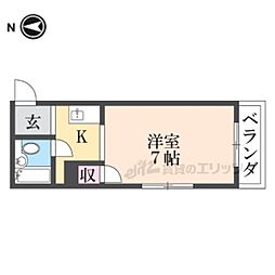 ロードアベニュー 1Kの間取図画像
