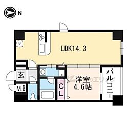 増田屋ビル 1LDKの間取図画像