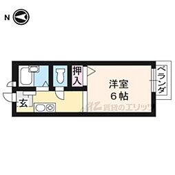 プチメゾンマリア 1Kの間取図画像