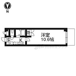 Ｃａｓａ　Ｍｉｌａ 3階1Kの間取り
