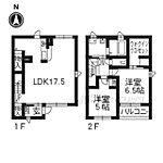 向日市物集女町中海道 2階建 築18年のイメージ