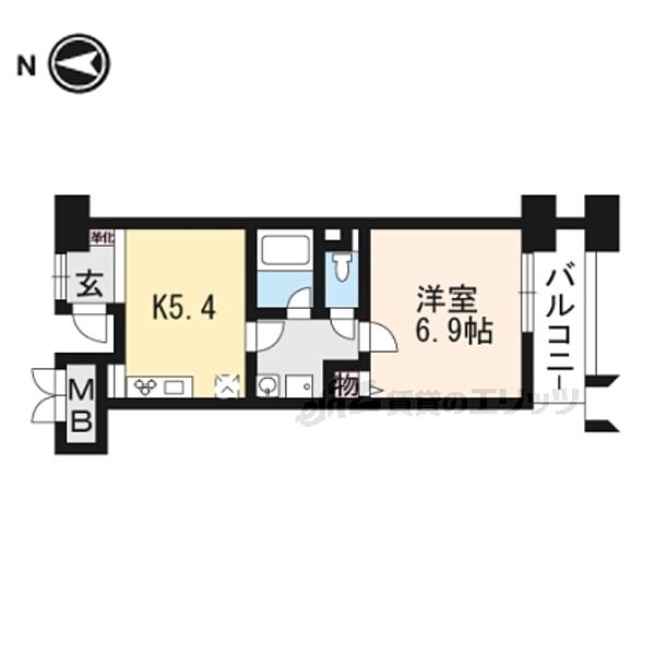 パインフィールド洛東 S312｜京都府京都市山科区東野片下リ町(賃貸マンション1DK・3階・30.78㎡)の写真 その2