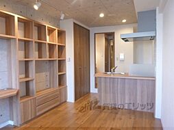 Ｄｅ’ｌｅａｄ河原町 4階1Kのリビング/ダイニング