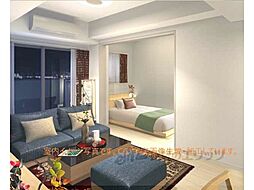 ソルテラス京都JUJO薫 711 7階1LDKのリビング/ダイニング