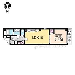 Ｌｅ．佐女牛井 2階1LDKの間取り