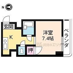 間取図画像 1K