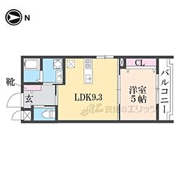 間取図画像 1LDK