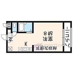 T'sクエスト 1Kの間取図画像
