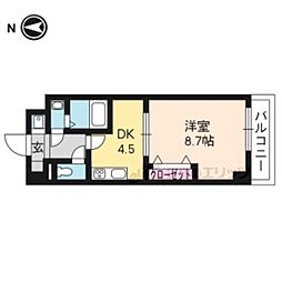 織花館 1DKの間取図画像