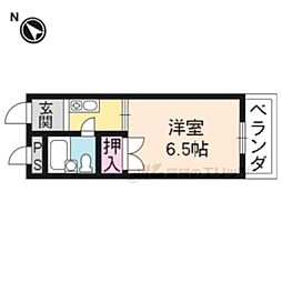 ハイツ池本 1Kの間取図画像