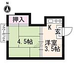 京都市左京区一乗寺河原田町 2階建 築60年のイメージ