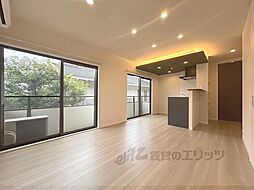 京福電気鉄道北野線 北野白梅町駅 徒歩7分の賃貸アパート 2階2LDKのリビング/ダイニング