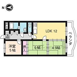 イースタン尊上院 3LDKの間取図画像