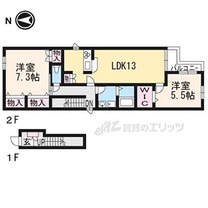 フェリス紫竹_間取り_0