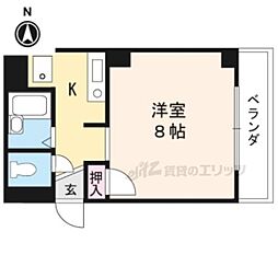 丸共ビル 1Kの間取図画像