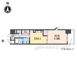 ステラ・ランド 1DKの間取図画像