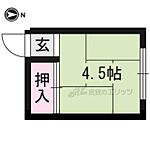 京都市右京区龍安寺衣笠下町 2階建 築52年のイメージ