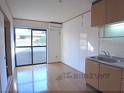 阪急嵐山線 上桂駅 徒歩15分の賃貸アパート 1階2DKのリビング/ダイニング