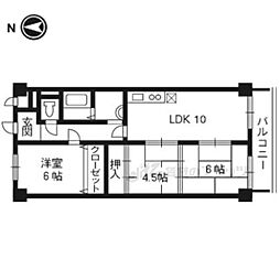 ラメゾンボヌール 3LDKの間取図画像