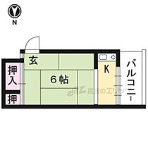 京都府京都市左京区吉田中大路町（賃貸アパート1K・2階・16.73㎡） その2