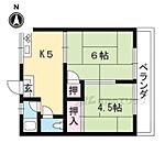 京都市左京区修学院薬師堂町 2階建 築46年のイメージ