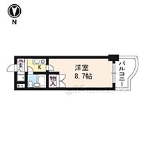 京都府京都市中京区壬生朱雀町（賃貸マンション1K・5階・23.08㎡） その2